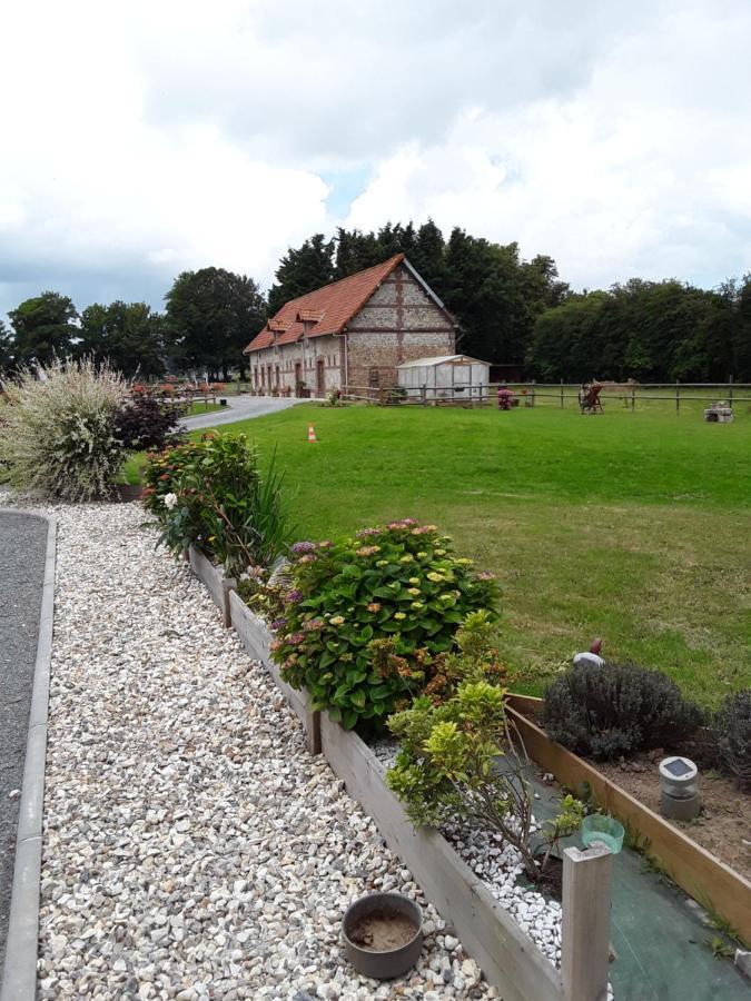 La Grange Aux Hortensias Thiergeville Exterior foto